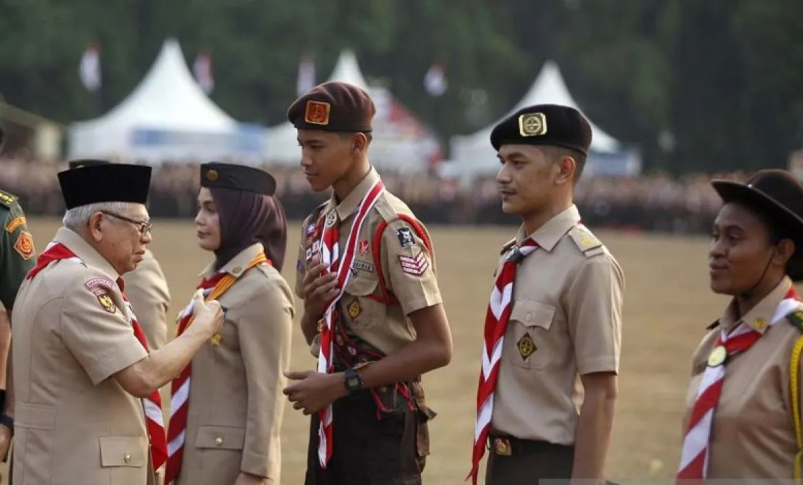 Wakil Presiden Maruf Amin minta Pramuka cegah distorsi nilai Pancasila Wakil Presiden Maruf Amin minta Pramuka cegah distorsi nilai Pancasila