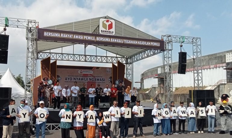 Bawaslu Bantul luncurkan gerakan gotong royong pengawasan pilkada Bawaslu Bantul luncurkan gerakan gotong royong pengawasan pilkada
