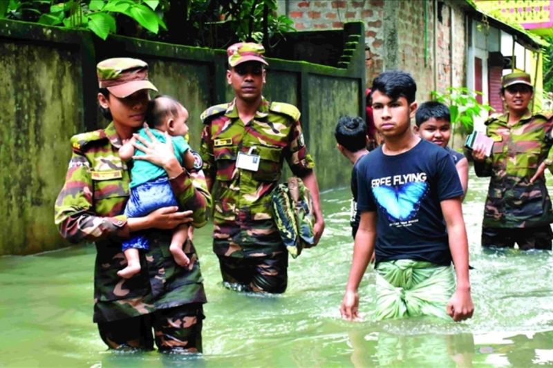 Jumlah korban tewas akibat banjir Bangladesh meningkat menjadi 52 Jumlah korban tewas akibat banjir Bangladesh meningkat menjadi 52