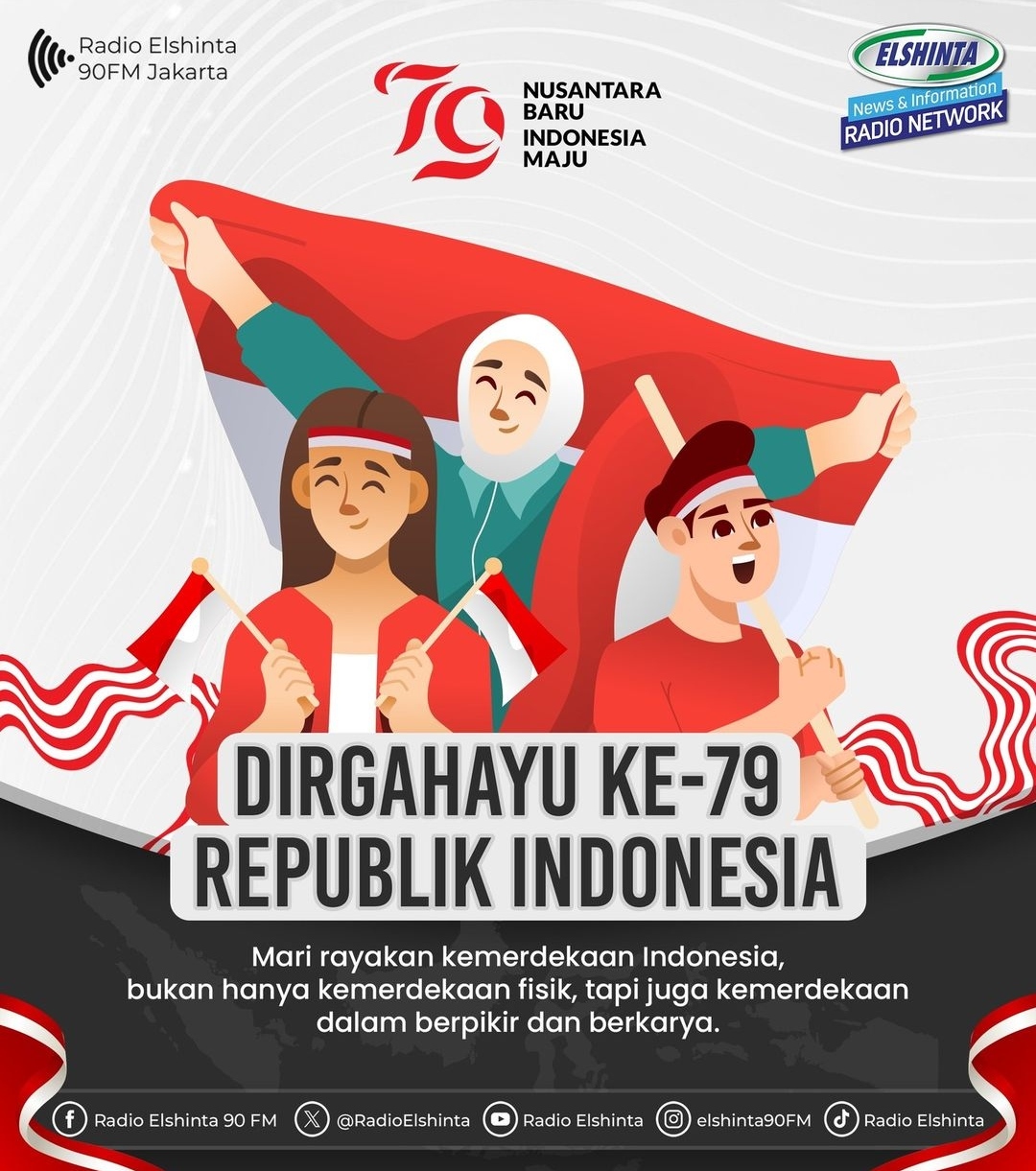 Upacara peringatan HUT ke-79 Kemerdekaan Republik Indonesia Upacara peringatan HUT ke-79 Kemerdekaan Republik Indonesia