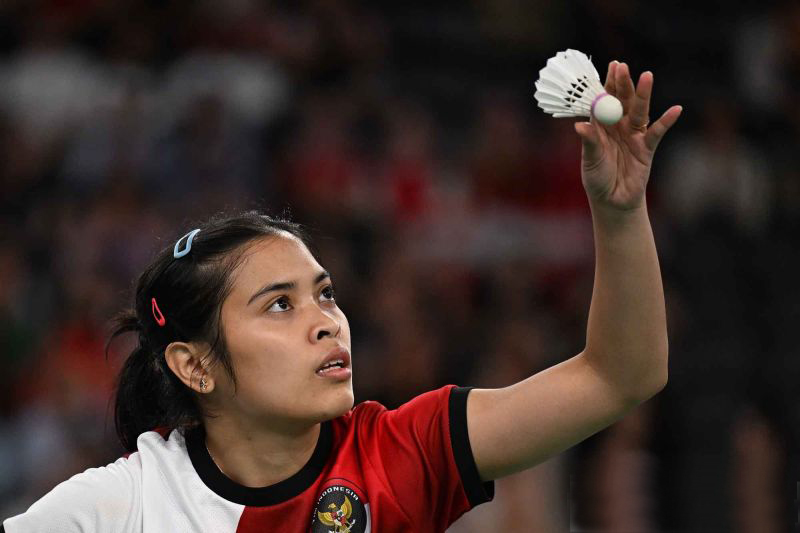 Laju Gregoria menuju final dihentikan tunggal putri nomor satu dunia Laju Gregoria menuju final dihentikan tunggal putri nomor satu dunia