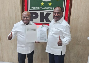 PKB resmi usung Willem Wandik-Aloysius Giyai di Pilgub Papua Tengah PKB resmi usung Willem Wandik-Aloysius Giyai di Pilgub Papua Tengah