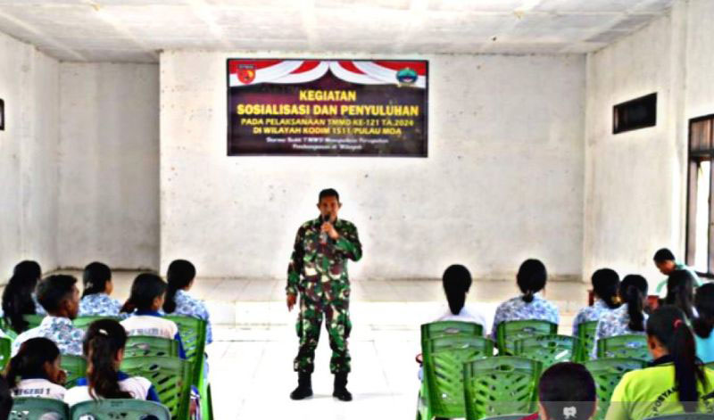 Satgas TMMD sosialisasi pencegahan stunting di Maluku Barat Daya Satgas TMMD sosialisasi pencegahan stunting di Maluku Barat Daya