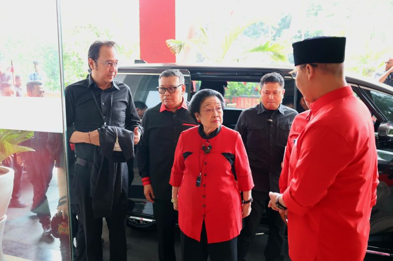 Megawati minta Airin kenakan pakaian merah hitam di pengumuman cakada