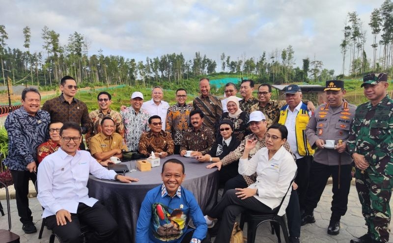 Bahlil jelaskan pertemuan dengan Jokowi dan JK