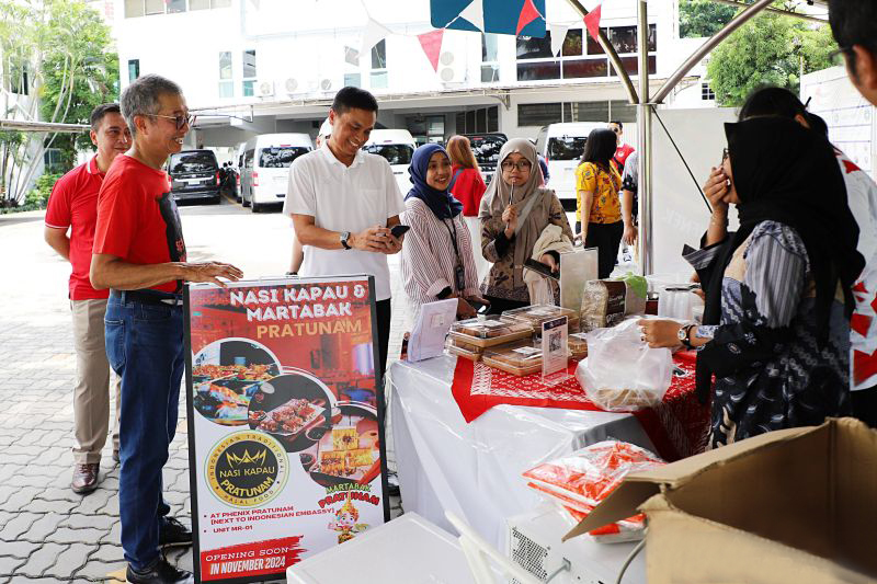 WNI di Thailand rayakan HUT RI dengan memadati bazar kuliner Tanah Air WNI di Thailand rayakan HUT RI dengan memadati bazar kuliner Tanah Air