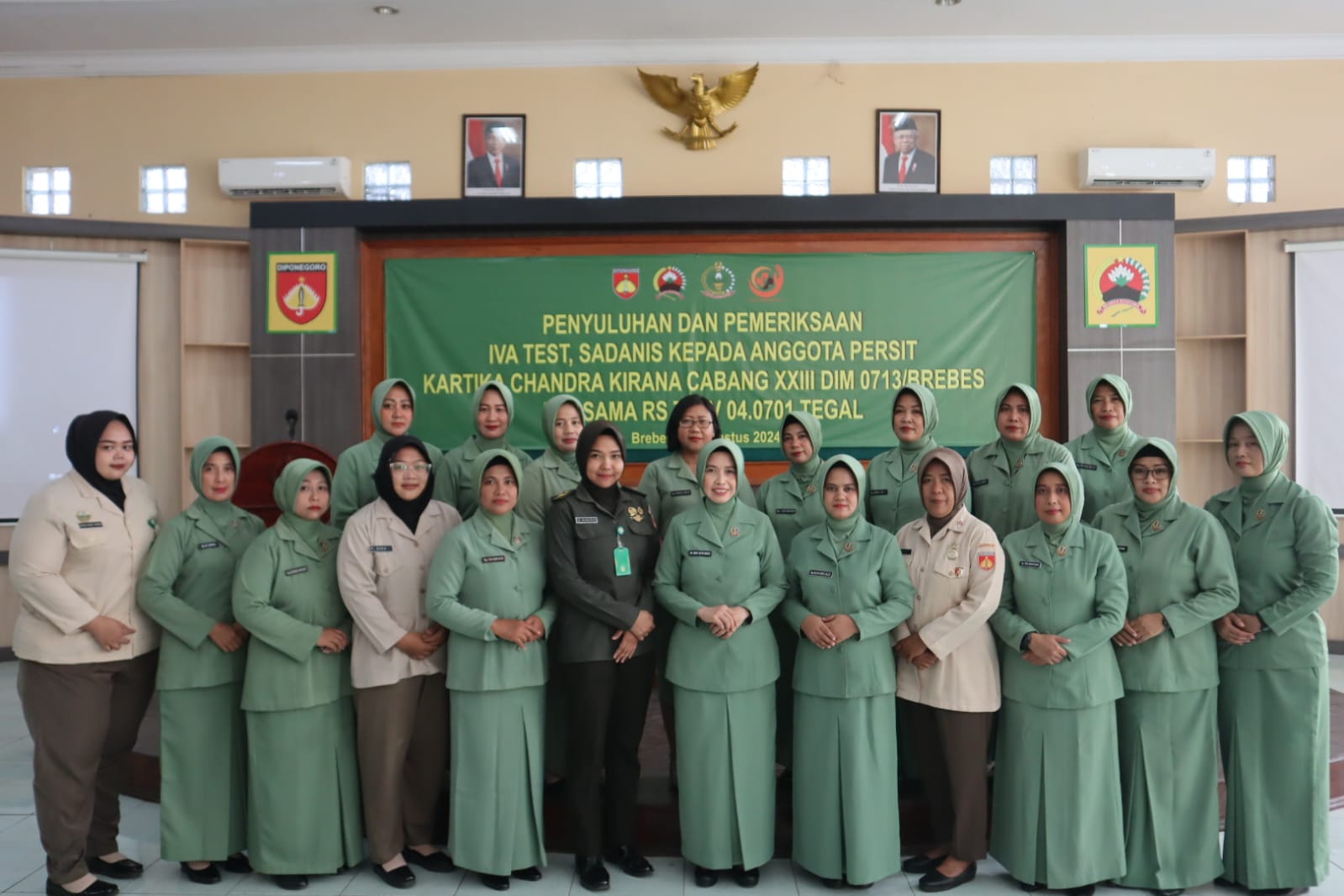 Persit KCK Cabang XXIII Kodim 0713 Brebes gelar IVA test dan sadanis Persit KCK Cabang XXIII Kodim 0713 Brebes gelar IVA test dan sadanis
