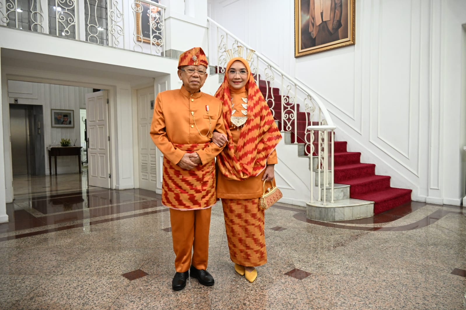 Wapres Maruf Amin kenakan pakaian adat suku melayu Sambas di upacara HUT kemerdekaan RI ke-79, makna filosofinya dalam