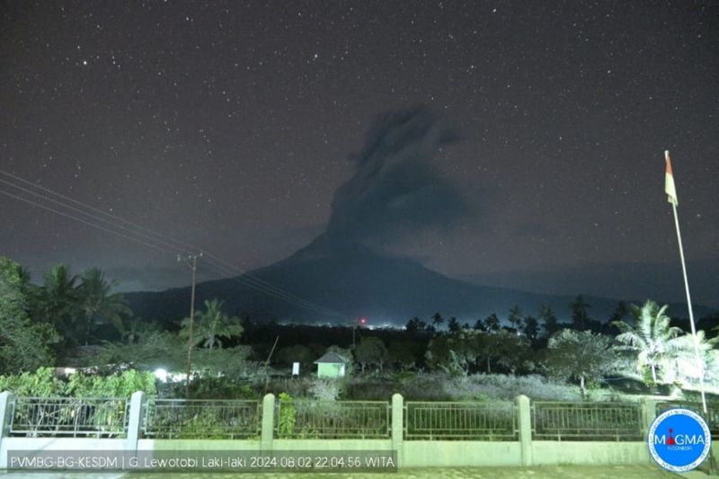 Badan Geologi sebut suplai magma cukup tinggi di Gunung Lewotobi Laki-laki