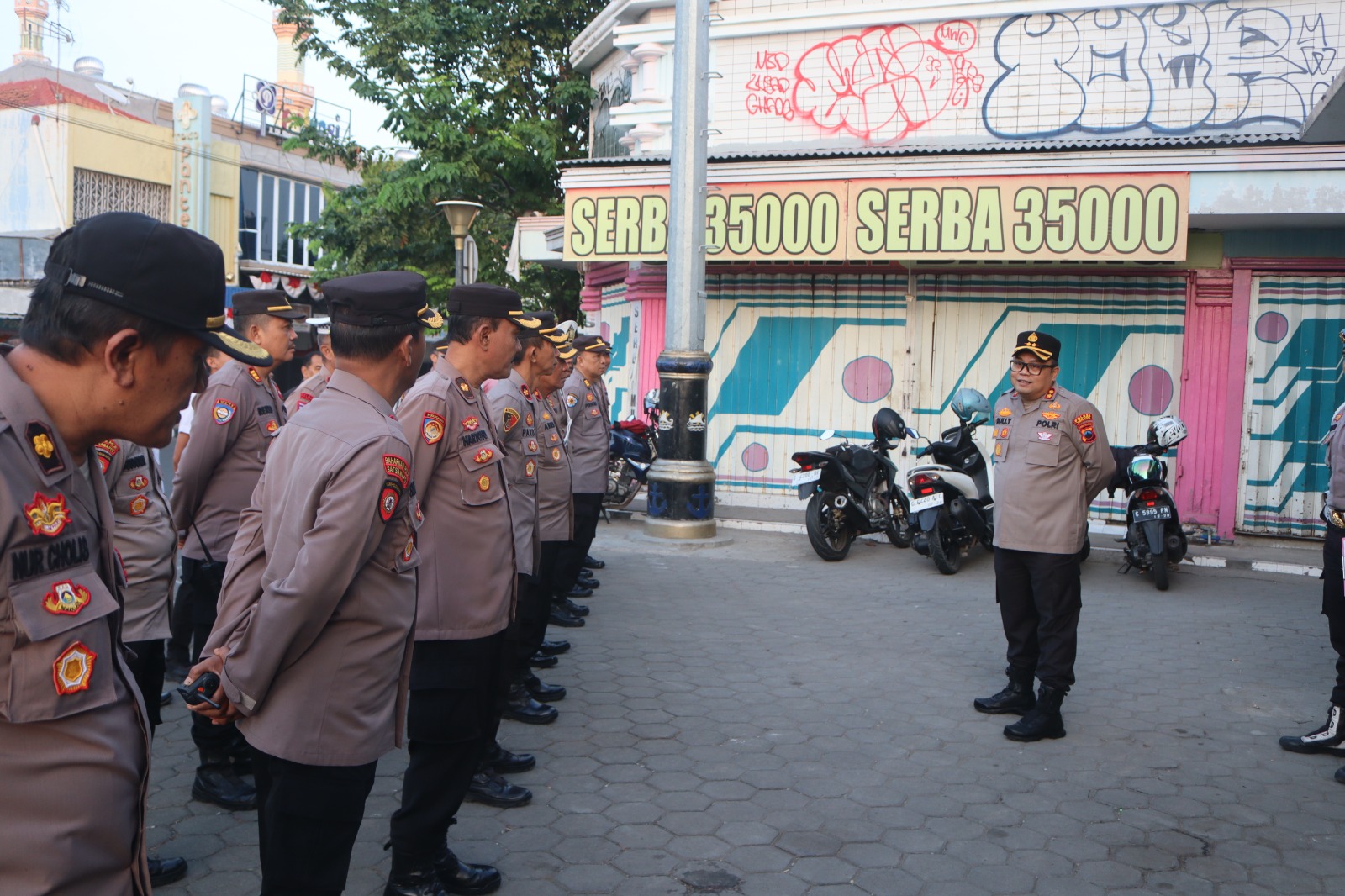 Berikan pelayanan prima, Kapolres Tegal Kota pimpin langsung giat AG pagi