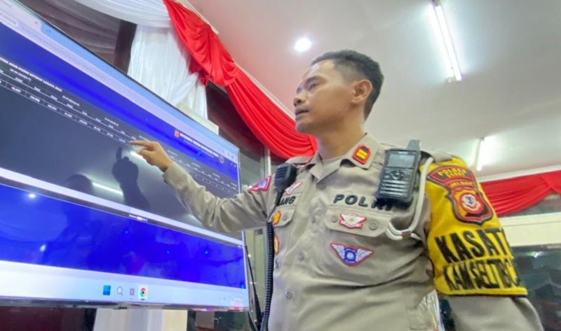 Polres Garut sebut kepadatan arus kendaraan terjadi di dua arah