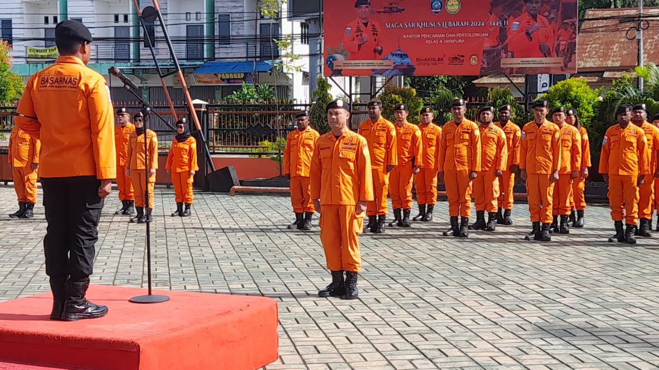 Basarnas Jayapura gelar Siaga SAR Lebaran 2024 Basarnas Jayapura gelar Siaga SAR Lebaran 2024
