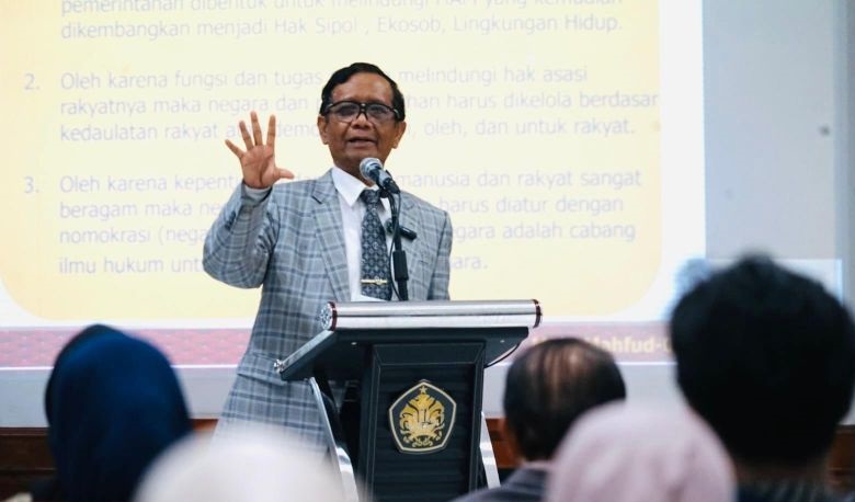 Mahfud Md ajak mahasiswa jaga demokrasi di Indonesia Mahfud Md ajak mahasiswa jaga demokrasi di Indonesia