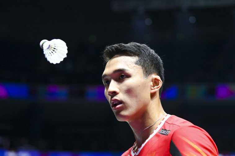 Jonatan lewati rubber game demi sumbang poin kedua Indonesia Jonatan lewati rubber game demi sumbang poin kedua Indonesia