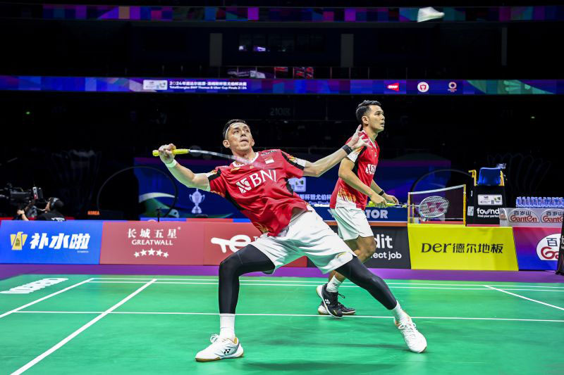 Indonesia puncaki klasemen sementara Grup C Piala Thomas-Uber