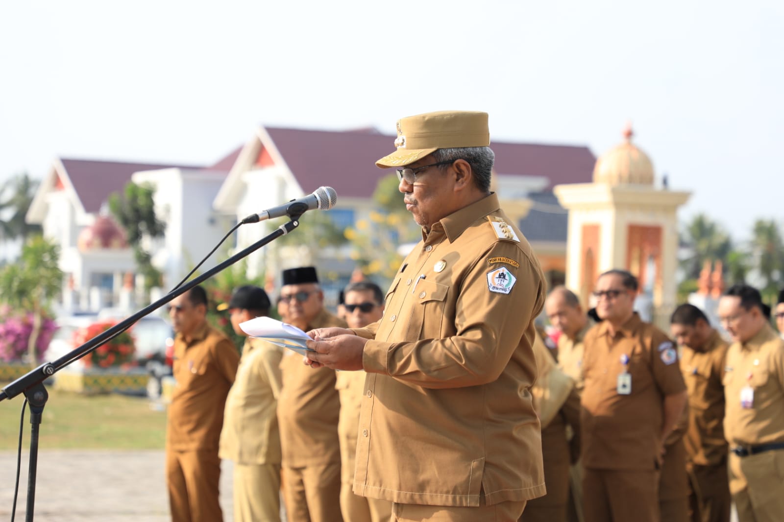Apel pascalebaran, Pj Bupati Aceh Utara minta ASN kembali fokus kerja dan Disiplin Apel pascalebaran, Pj Bupati Aceh Utara minta ASN kembali fokus kerja dan Disiplin