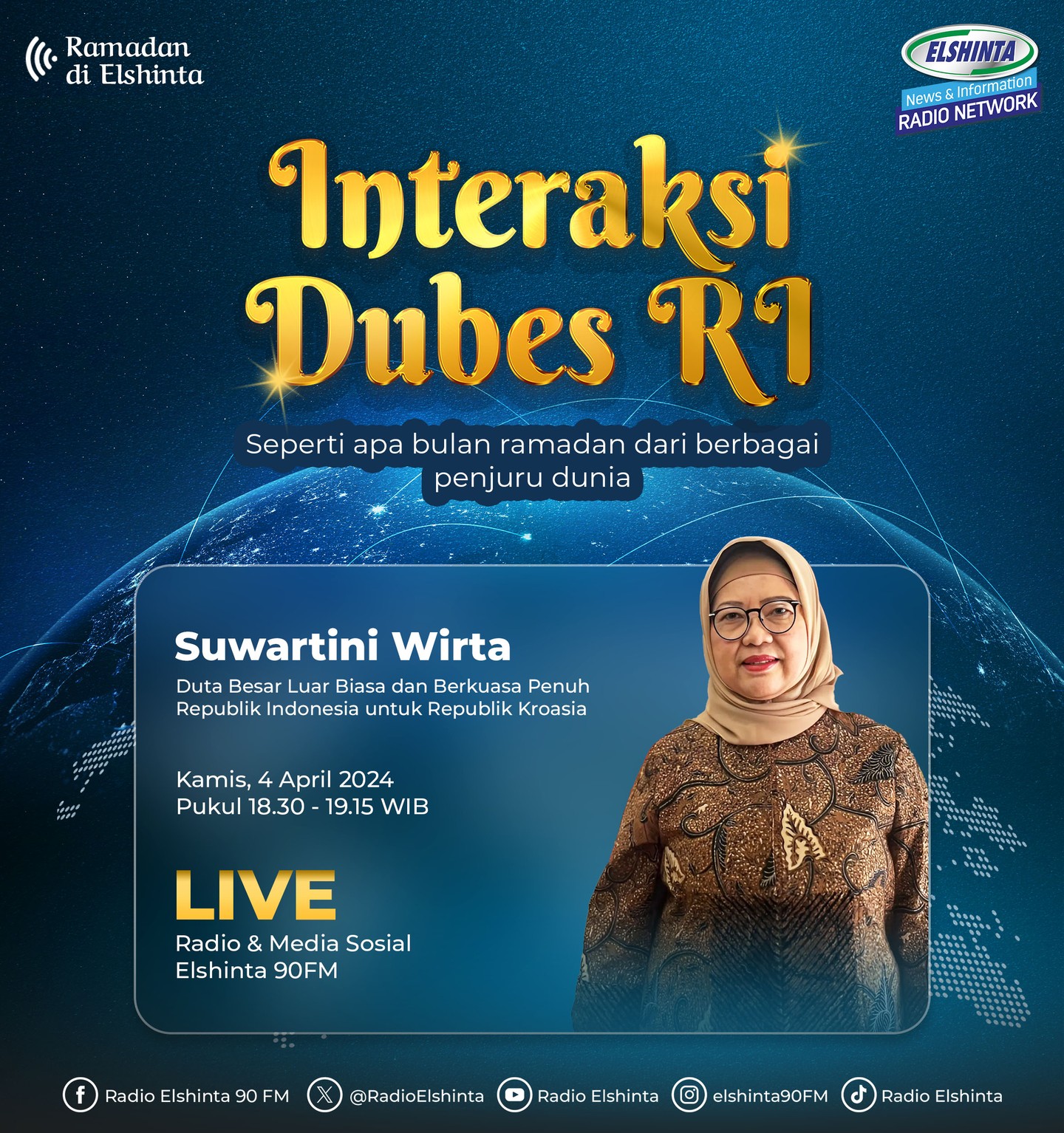 Interaksi Dubes RI, Dubes Luar Biasa & Berkuasa Penuh RI untuk Kroasia, Suwartini Wirta Interaksi Dubes RI, Dubes Luar Biasa & Berkuasa Penuh RI untuk Kroasia, Suwartini Wirta