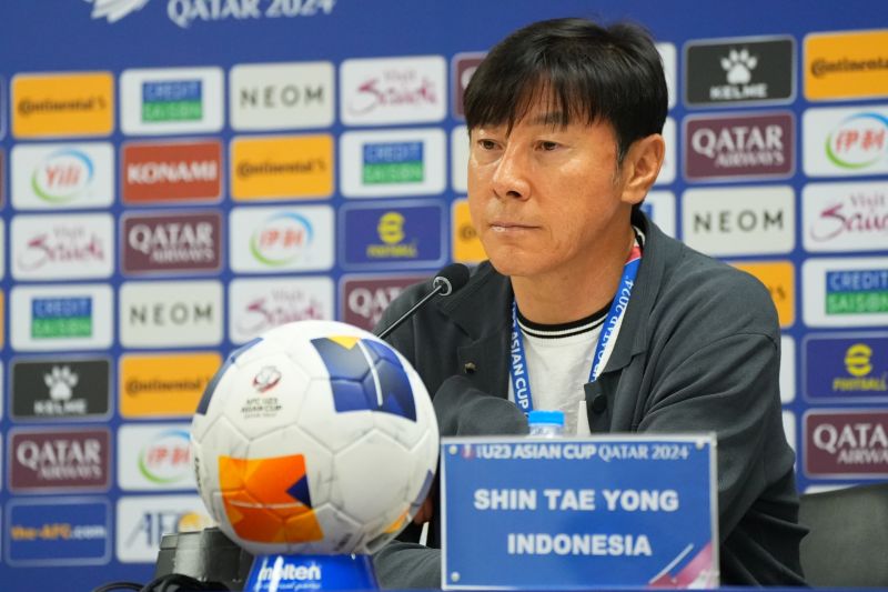 Shin Tae-yong optimistis Garuda Muda lolos ke Olimpiade Paris Shin Tae-yong optimistis Garuda Muda lolos ke Olimpiade Paris