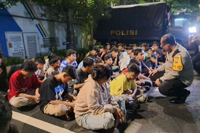 Polres Jakarta Utara amankan 124 remaja konvoi di malam takbiran