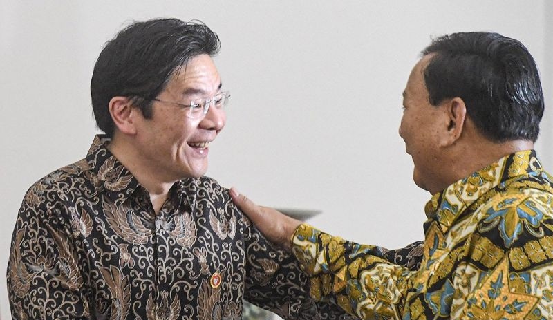 Jokowi perkenalkan Prabowo pada pemimpin baru Singapura