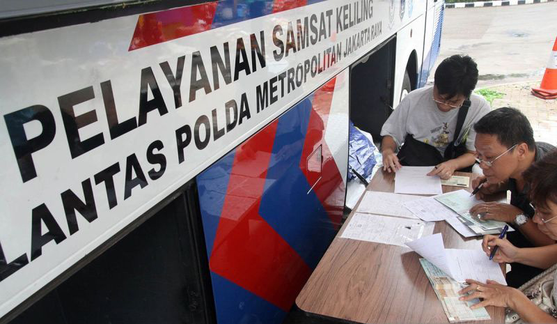 Lokasi layanan SIM keliling di Jakarta pada Senin