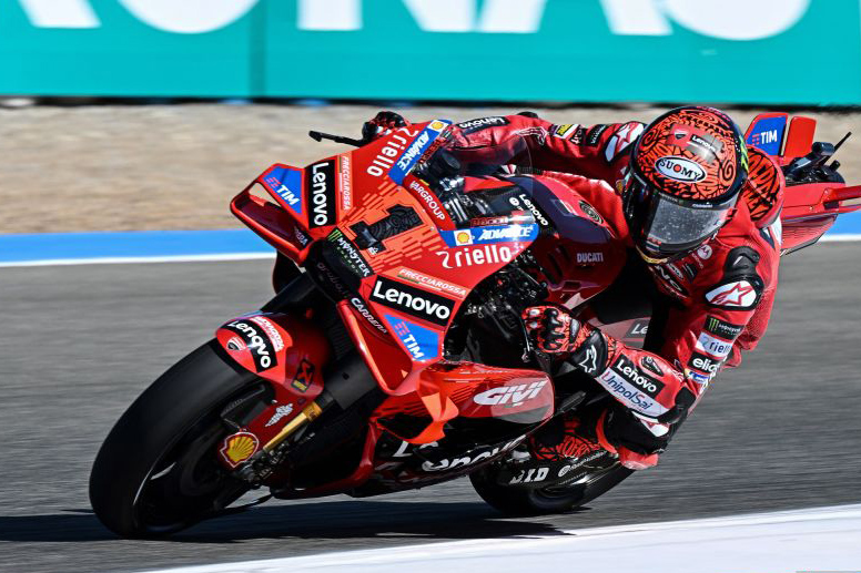 Bagnaia tutup sesi Practice MotoGP Spanyol dengan rekor lap Bagnaia tutup sesi Practice MotoGP Spanyol dengan rekor lap