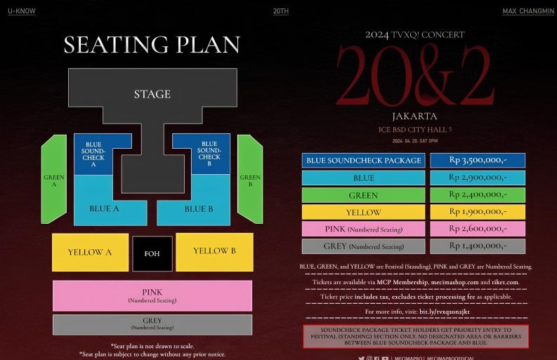 Harga tiket konser TVXQ 2024 Jakarta dirilis, cek selengkapnya Harga tiket konser TVXQ 2024 Jakarta dirilis, cek selengkapnya