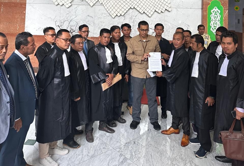 Lawyers Indonesia gugat Israel via Kantor Perwakilan PBB diJakarta.