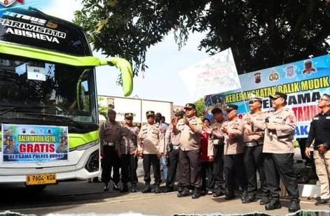 Kurangi pemudik bermotor, Polres Kudus gelar kegiatan Balik Mudik Gratis Kurangi pemudik bermotor, Polres Kudus gelar kegiatan Balik Mudik Gratis