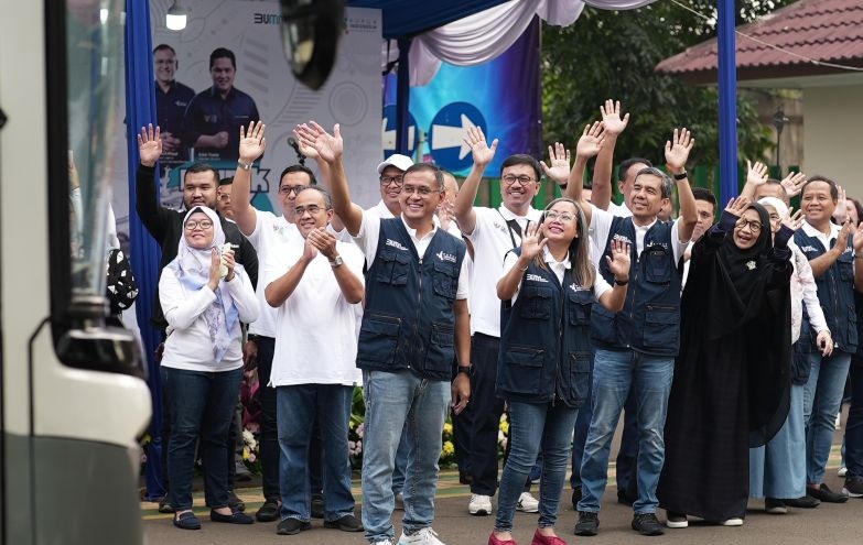 Pupuk Indonesia berangkatkan 1.446 pemudik ke berbagai daerah Pupuk Indonesia berangkatkan 1.446 pemudik ke berbagai daerah