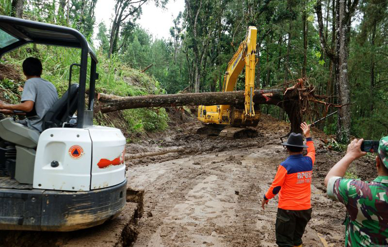 BPBD kerahkan alat berat untuk normalisasi jalur Trenggalek-Bendungan