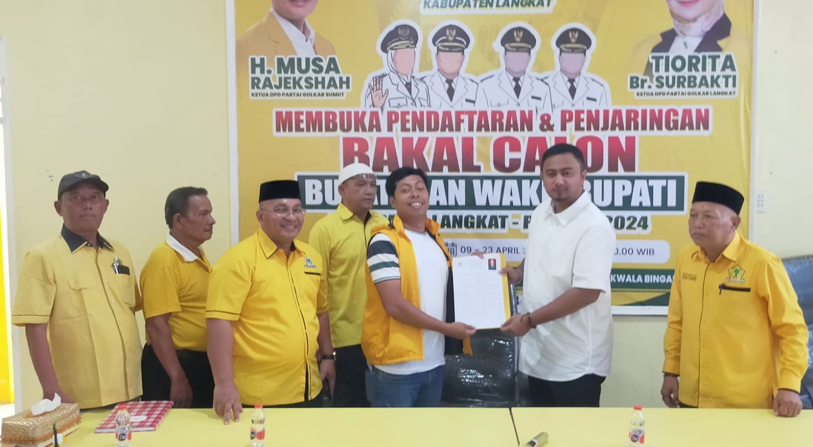 Wakil Wali Kota Binjai daftar balon Bupati Langkat ke DPD Partai Golkar Wakil Wali Kota Binjai daftar balon Bupati Langkat ke DPD Partai Golkar