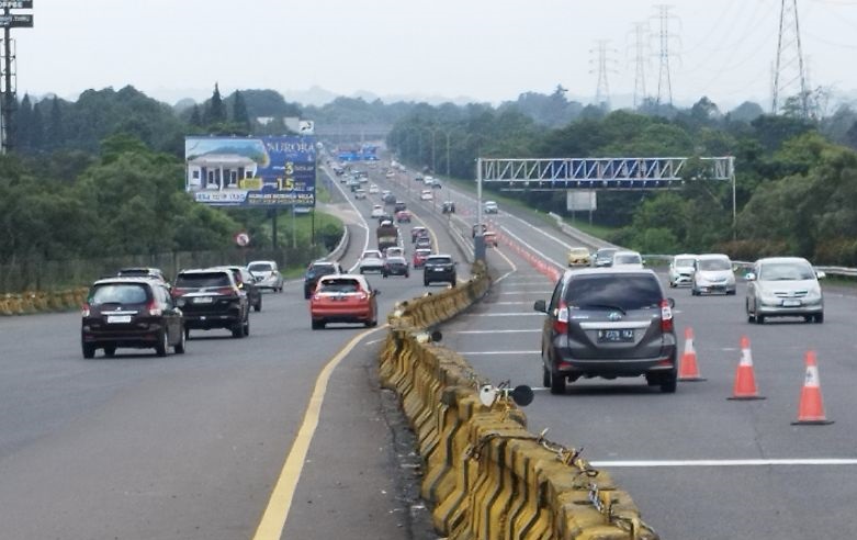 Jasamarga berlakukan contraflow H+1 dari GT Ciawi ke Puncak