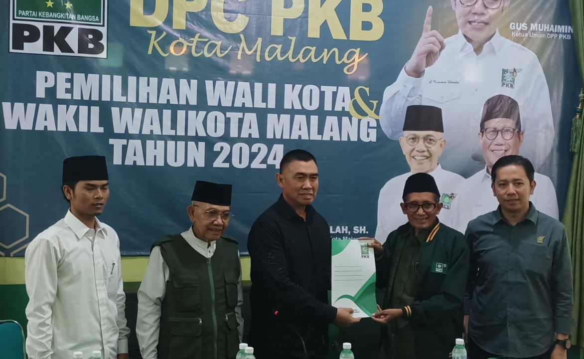 Maju Pilkada, mantan Wali Kota Malang mendaftar di PKB Kota Malang