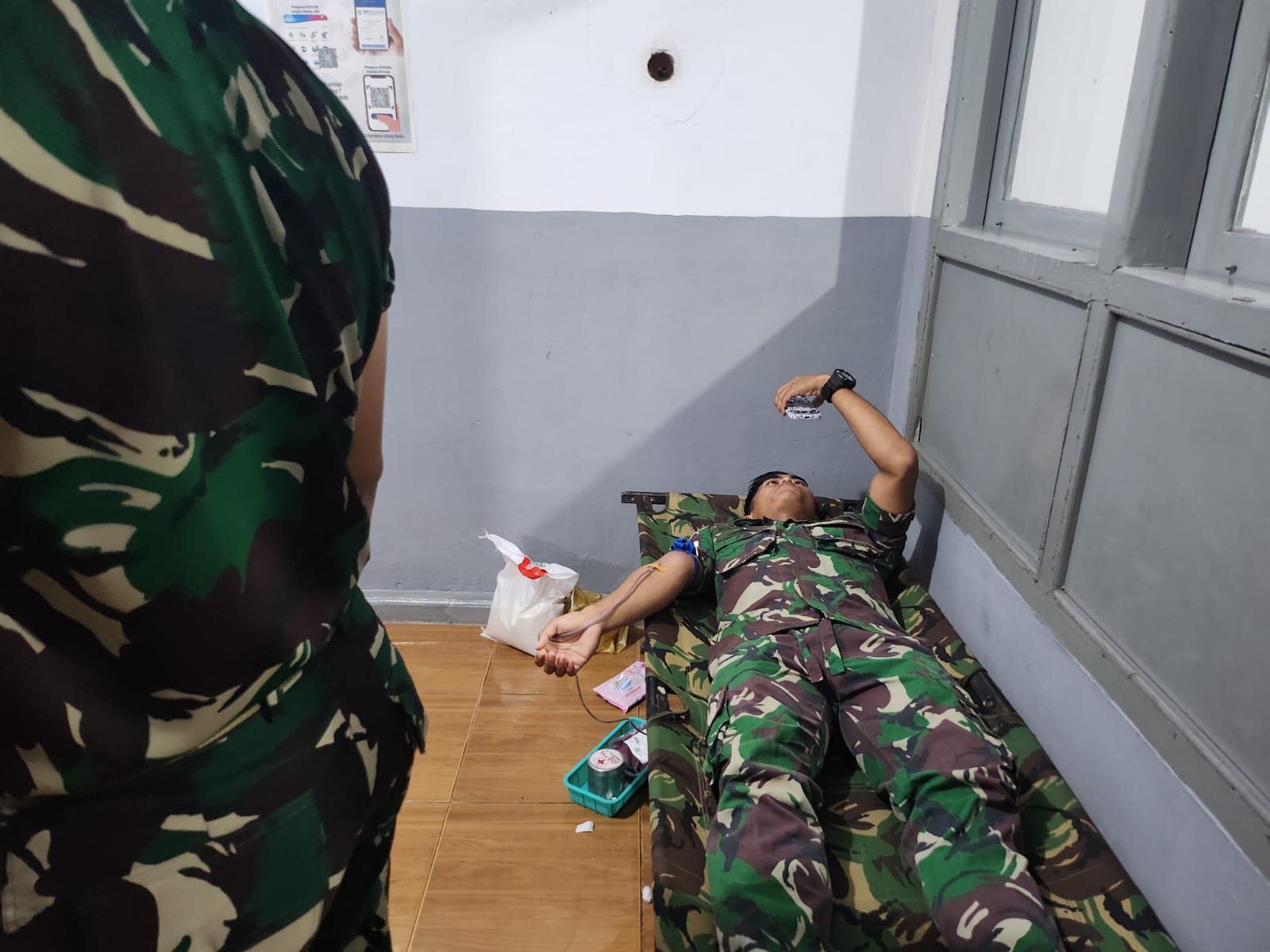 PMI Langkat baksos kemanusiaan di Yonif 8 Marinir Harimau Putih PMI Langkat baksos kemanusiaan di Yonif 8 Marinir Harimau Putih