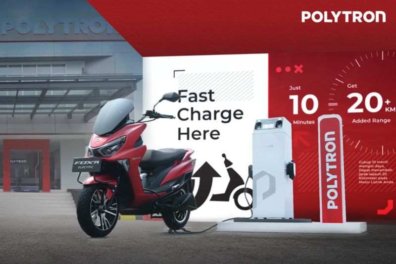 Polytron bangun fasilitas fast charging 12 titik di berbagai daerah Polytron bangun fasilitas fast charging 12 titik di berbagai daerah