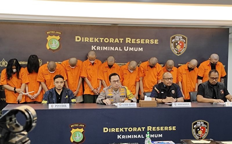 Polisi tetapkan 11 orang tersangka judi daring di Teluknaga