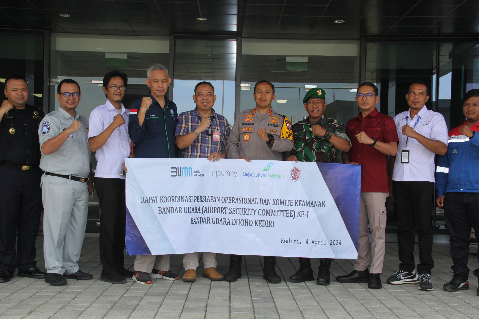 Polres Kediri Kota gelar rakor jelang penerbangan perdana Bandara Internasional Dhoho Kediri Polres Kediri Kota gelar rakor jelang penerbangan perdana Bandara Internasional Dhoho Kediri