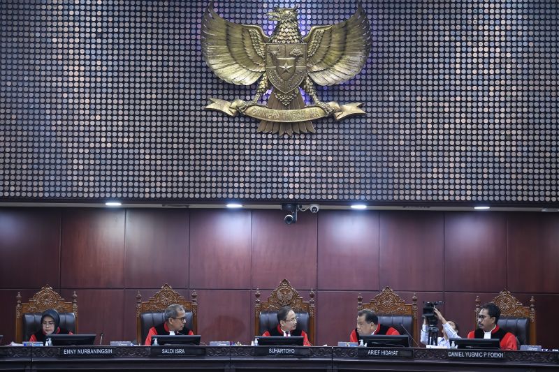 MK pastikan empat menteri akan hadir dalam sidang PHPU MK pastikan empat menteri akan hadir dalam sidang PHPU