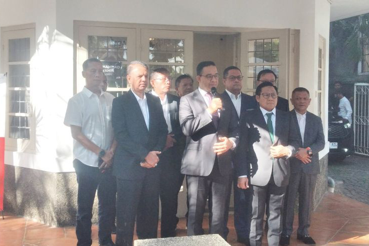 Anies-Muhaimin doakan hakim MK sebelum baca putusan sengketa Pilpres Anies-Muhaimin doakan hakim MK sebelum baca putusan sengketa Pilpres