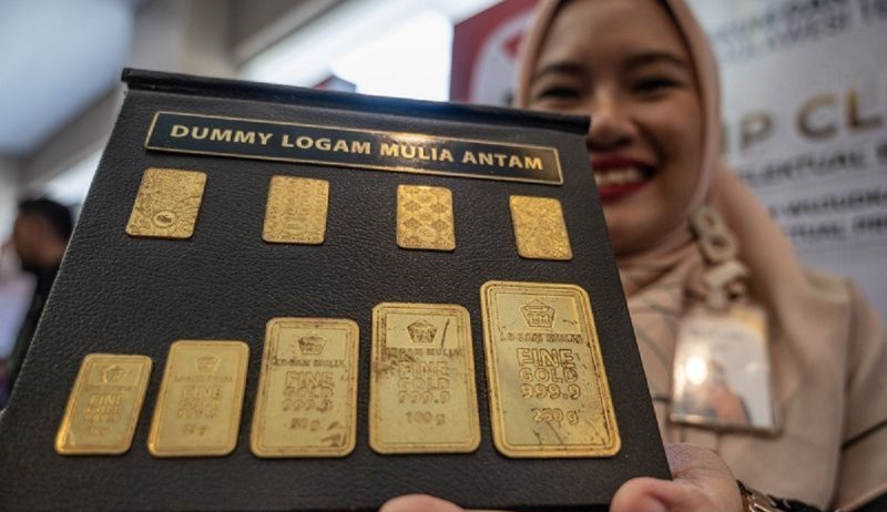 Harga emas Antam naik tipis menjadi Rp1,315 juta per gram Harga emas Antam naik tipis menjadi Rp1,315 juta per gram