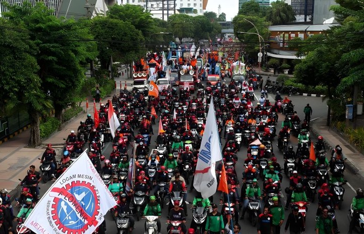 3.174 personel gabungan siaga lakukan pengamanan May Day di Surabaya