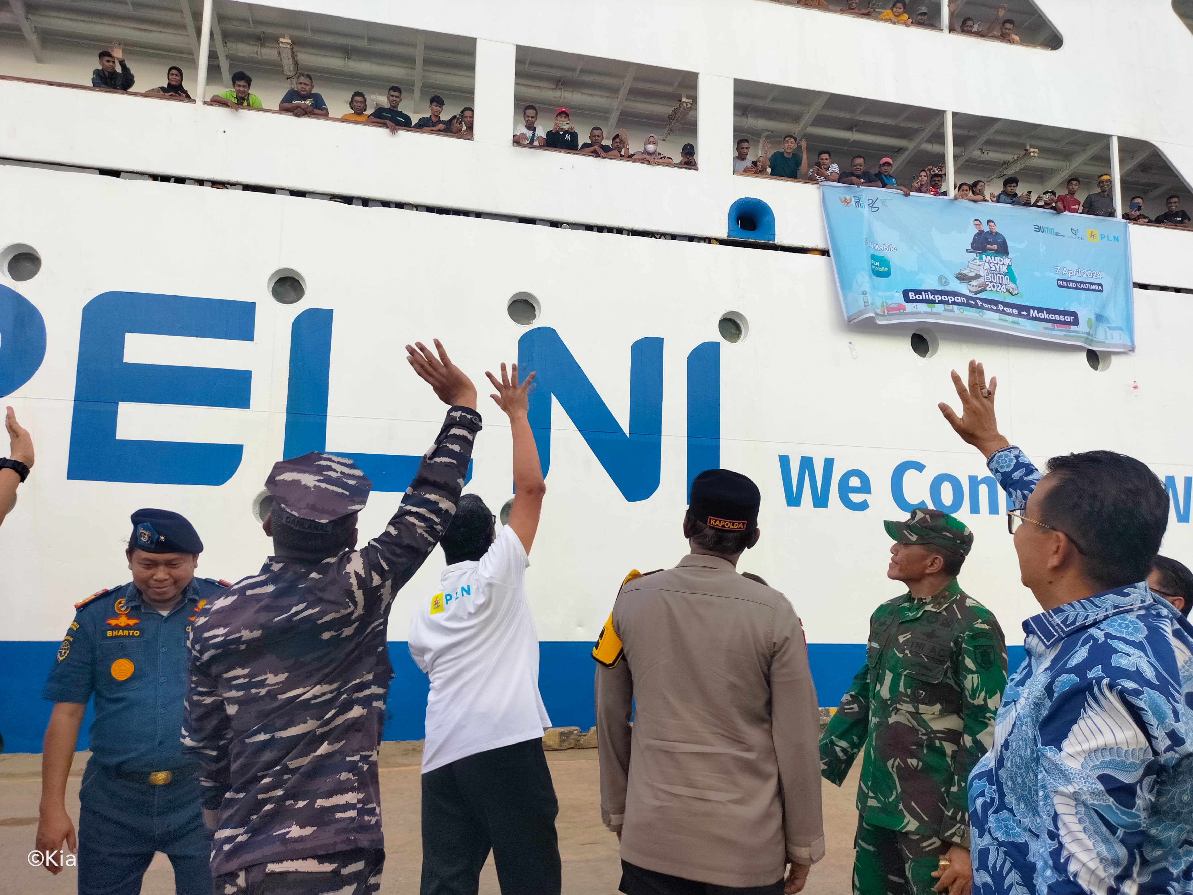 Perdana dari Balikpapan, Mudik Asyik Bareng BUMN, PLN lepas 975 pemudik