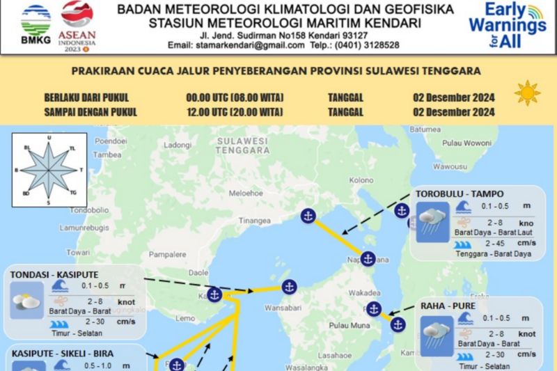 Wilayah Sultra diprediksi diselimuti hujan hingga dua hari ke depan Wilayah Sultra diprediksi diselimuti hujan hingga dua hari ke depan