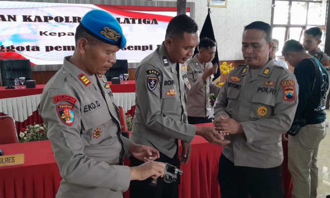 Polres Salatiga cek belasan senpi hindari penyalahgunaan Polres Salatiga cek belasan senpi hindari penyalahgunaan