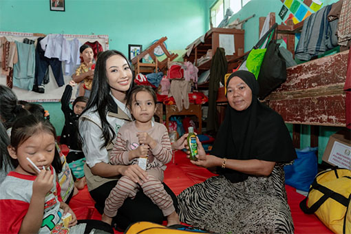 Peduli korban banjir bandang di Sukabumi, Mustika Ratu gelar aksi sosial