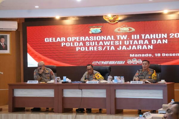 Polda Sulut, bahas anev gangguan kamtibmas hingga Operasi Lilin 2024 Polda Sulut, bahas anev gangguan kamtibmas hingga Operasi Lilin 2024