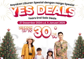 Sambut libur akhir tahun, KAI Daop 6 hadirkan diskon program YES Deals Sambut libur akhir tahun, KAI Daop 6 hadirkan diskon program YES Deals