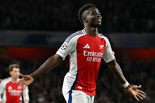Arteta pastikan Saka alami masalah hamstring Arteta pastikan Saka alami masalah hamstring