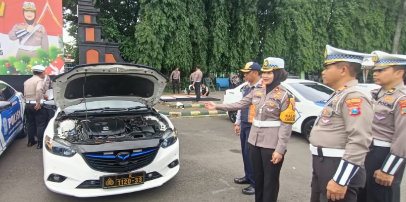 Jelang Nataru, Satlantas Polresta Malang gelar ramp check Jelang Nataru, Satlantas Polresta Malang gelar ramp check